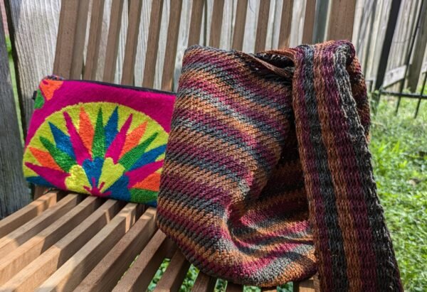 Handcrafted purses multiple colors